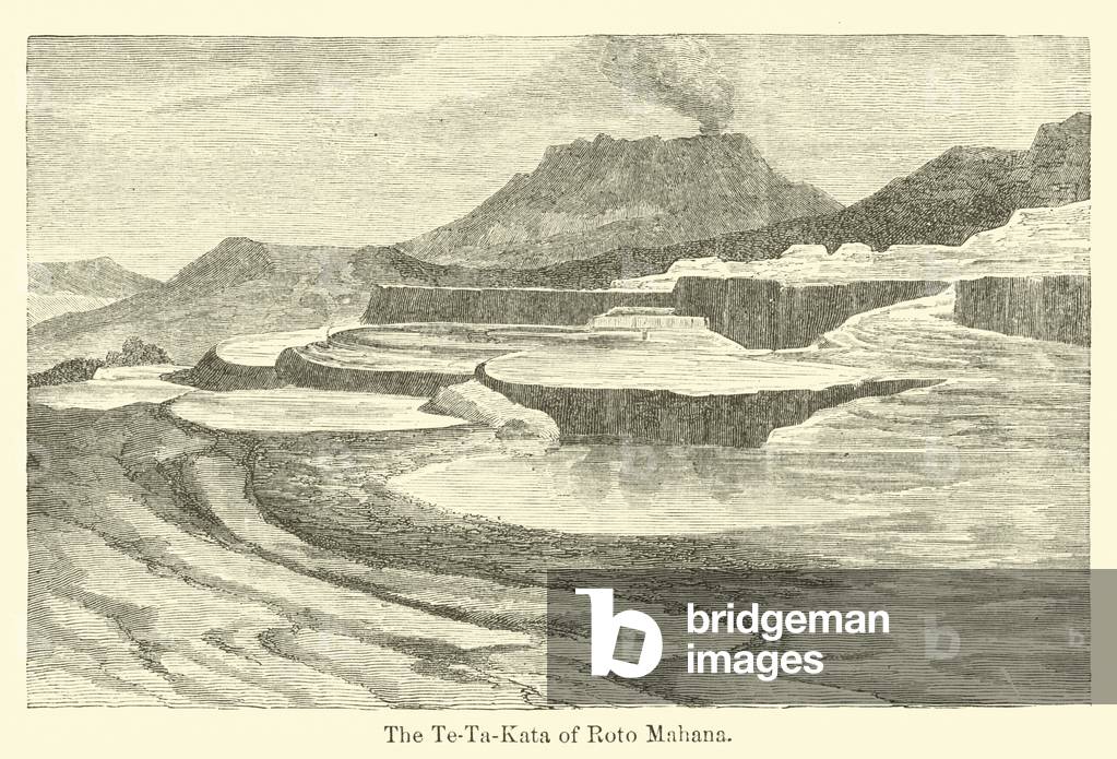 The Te-Ta-Kata of Roto Mahana (engraving)