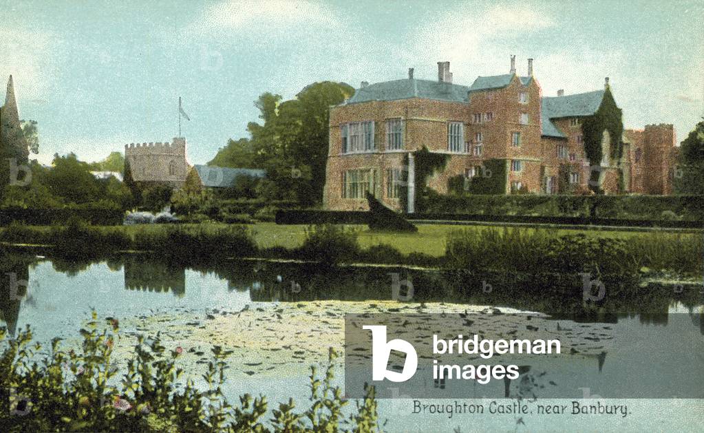 Broughton Castle, near Banbury (colour photo)