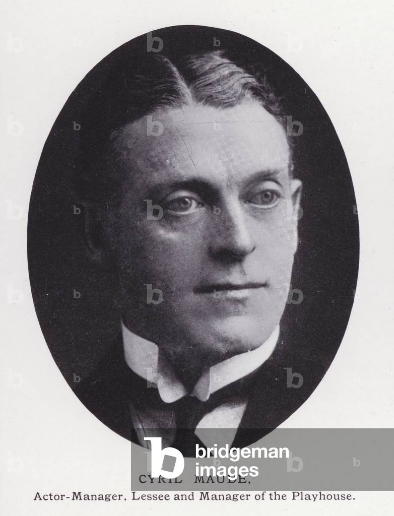 Prominent Men of London: Cyril Maude (b/w photo)