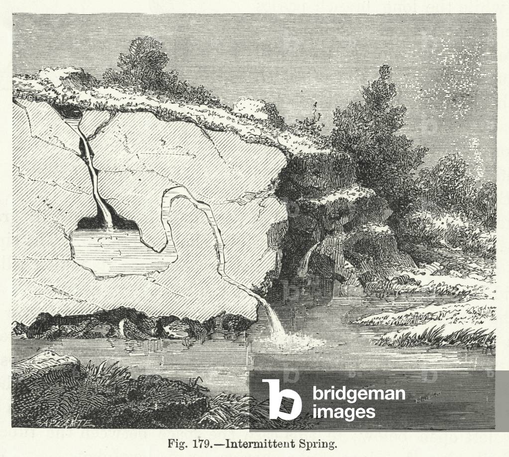Intermittent Spring (engraving)