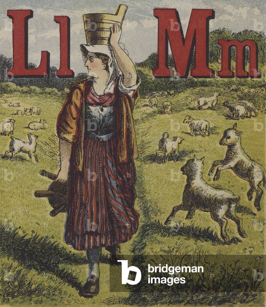 Illustration for John Bulls Farm Alphabet (colour litho)