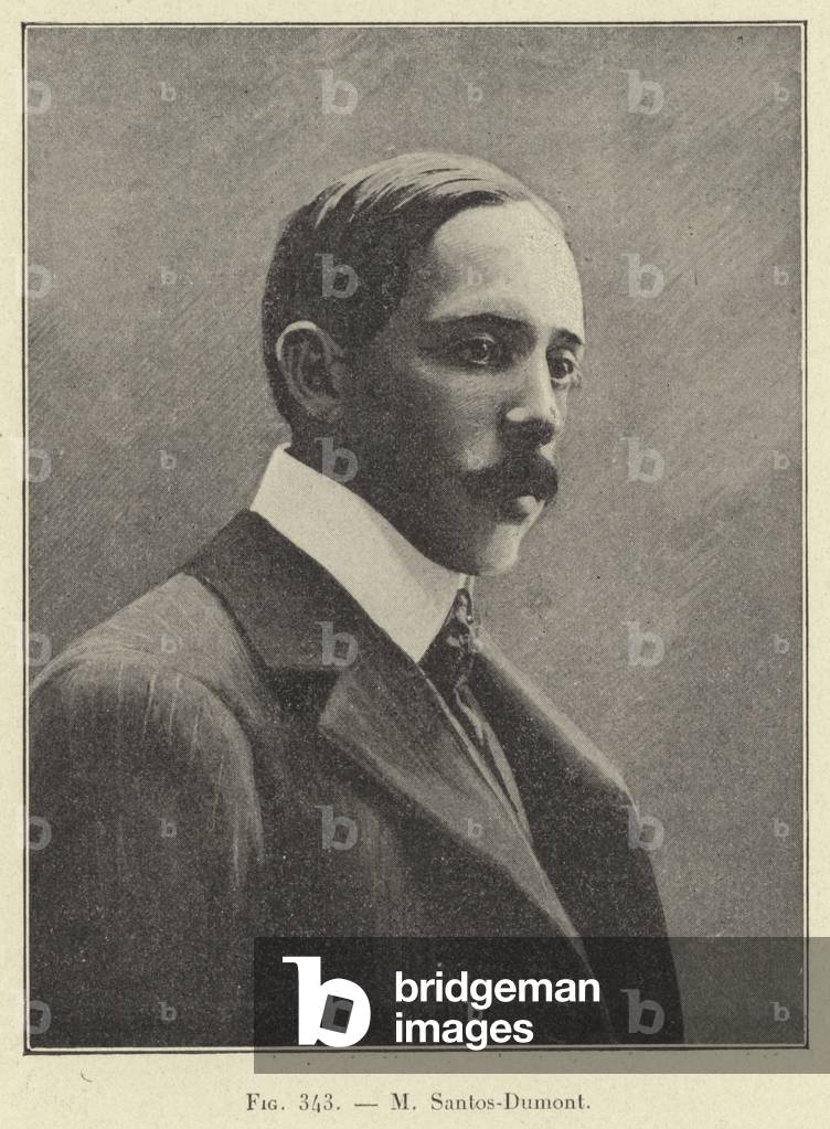 M Santos-Dumont (engraving)