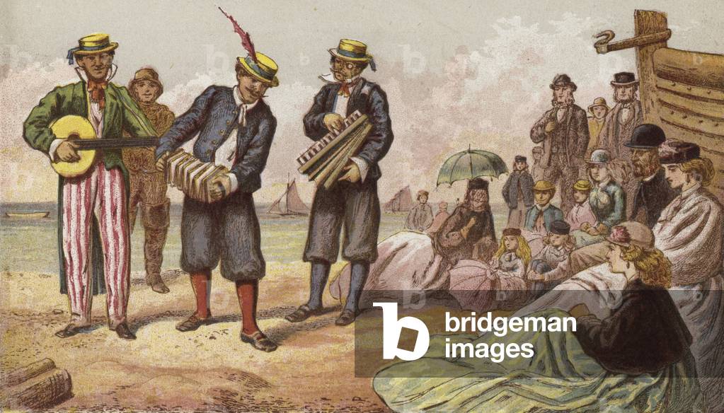 The Seaside (colour litho)