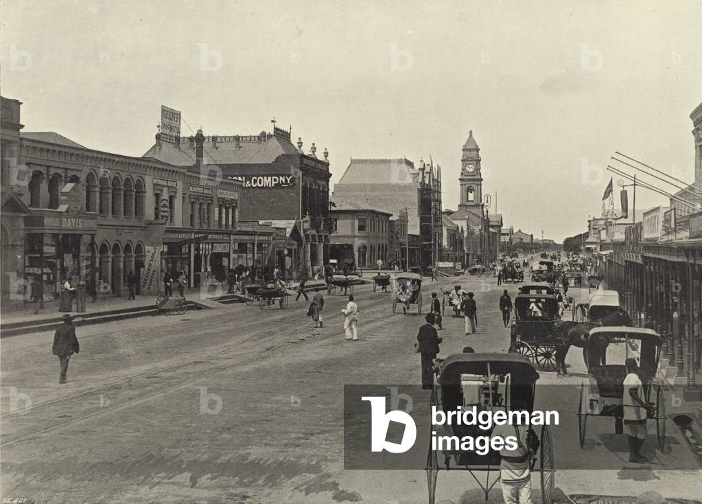 West Street, Durban (b/w photo)