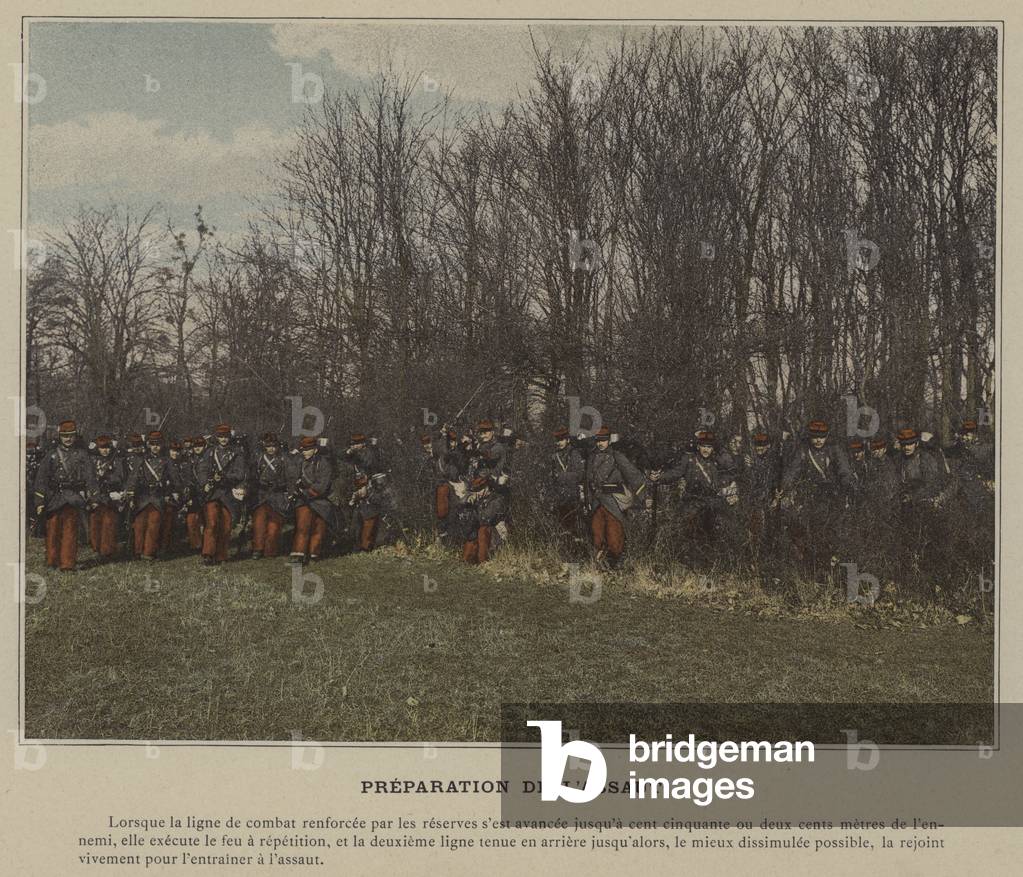 Preparation de L'Assaut (coloured photo)