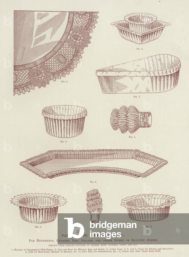 Paper cases, ornaments, etc (chromolitho)