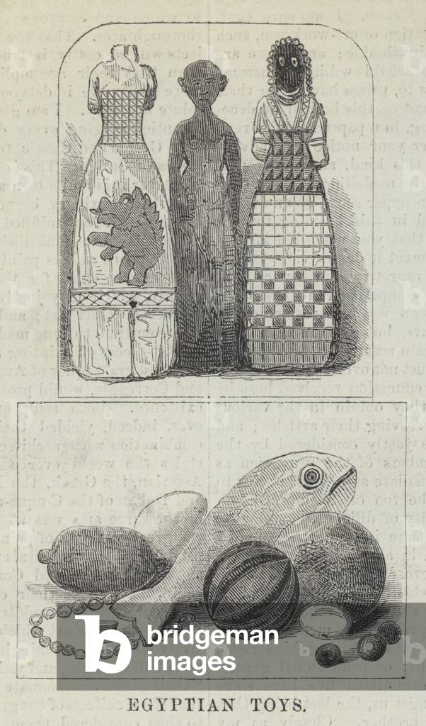 Egyptian Toys (engraving)