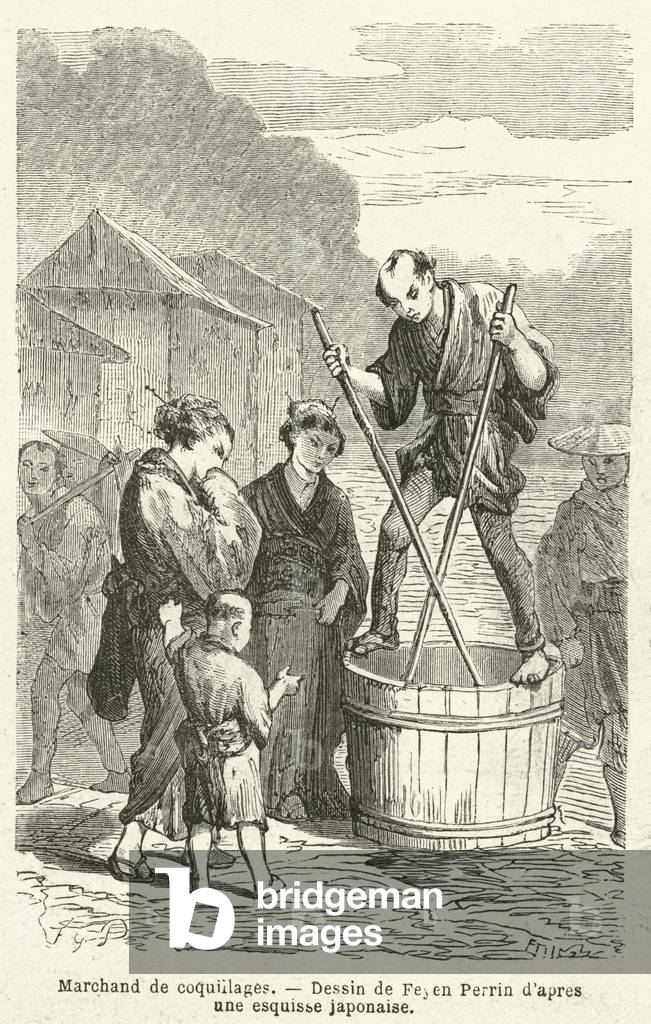 Marchand de coquillages (engraving)
