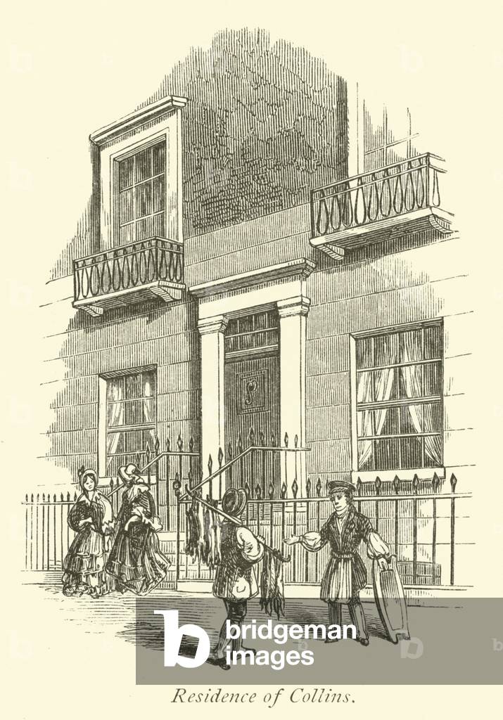 Residence of Collins (engraving)