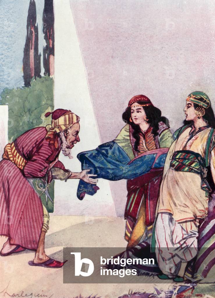 The Tailor receives the Garment (colour litho)