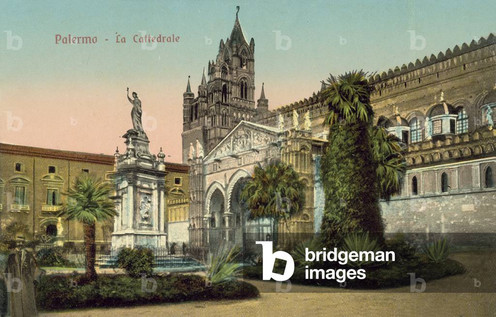 Metropolitan Cathedral of the Assumption of Virgin Mary, Palermo, Sicily (colour photo)