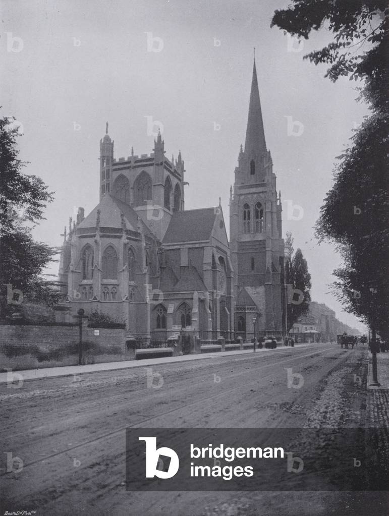 Roman Catholic Church (b/w photo)