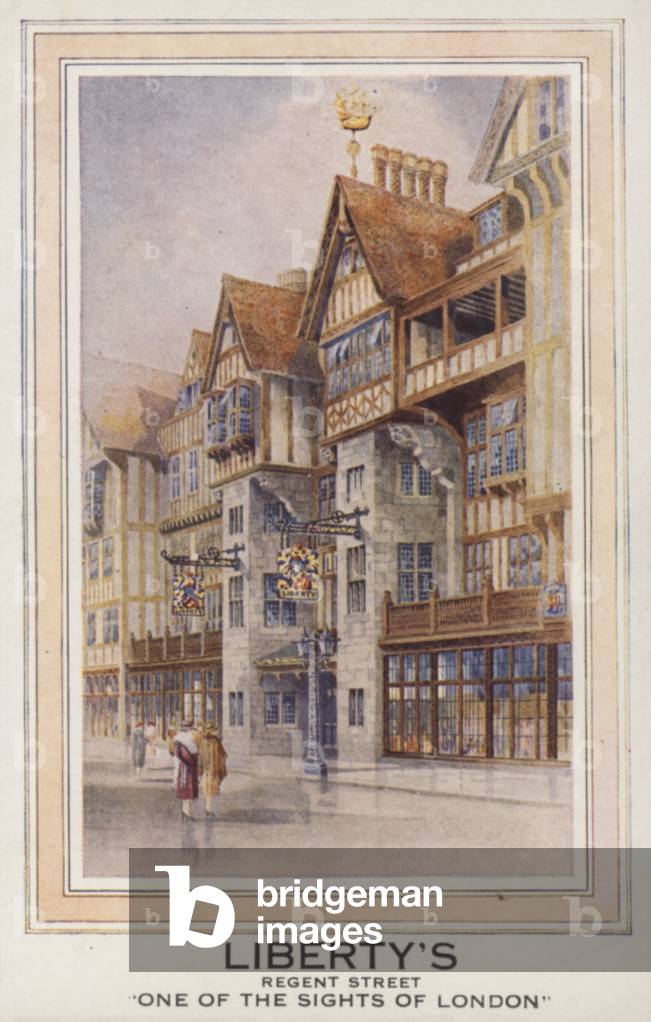 Liberty's, Regent Street (colour litho)