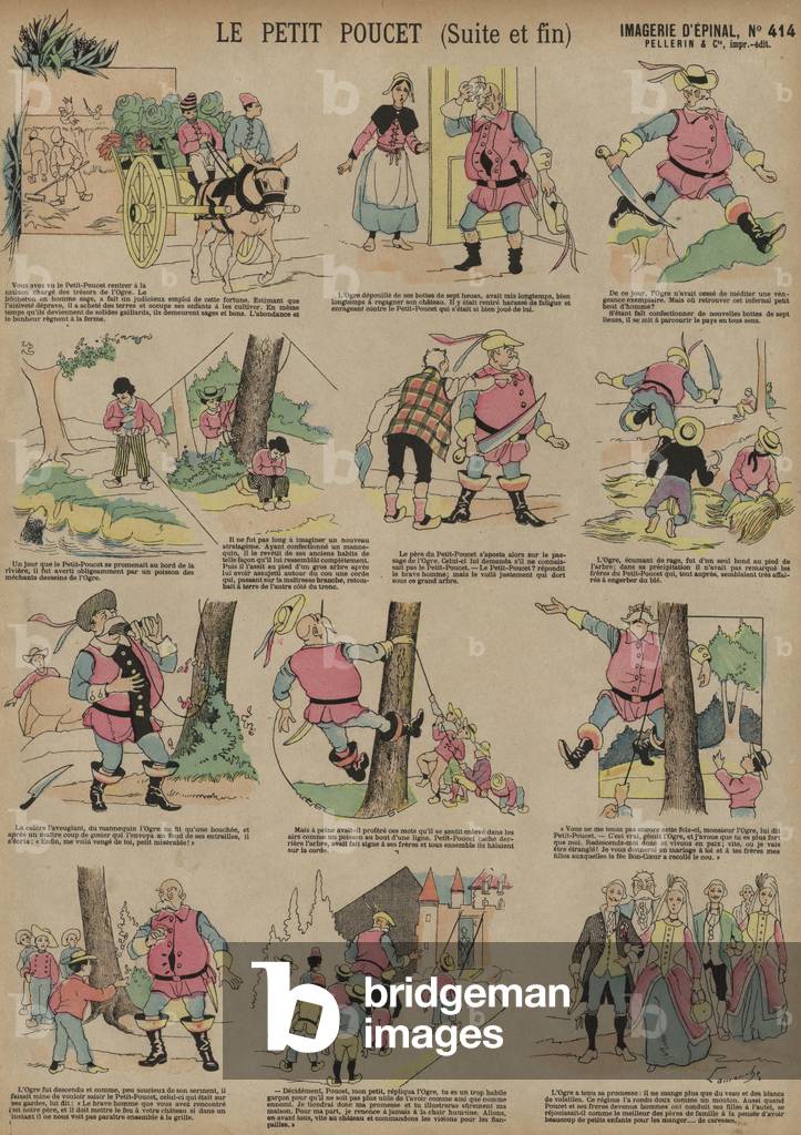 Tom Thumb (coloured engraving)