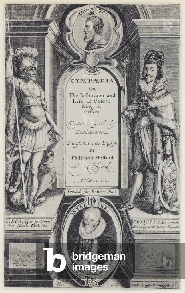 Xenophon, Cyrupaedia, Tr P Holland, R Allot 1632 (b/w photo)
