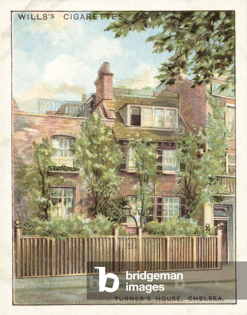 Old London, Turner's House, Chelsea (chromolitho)