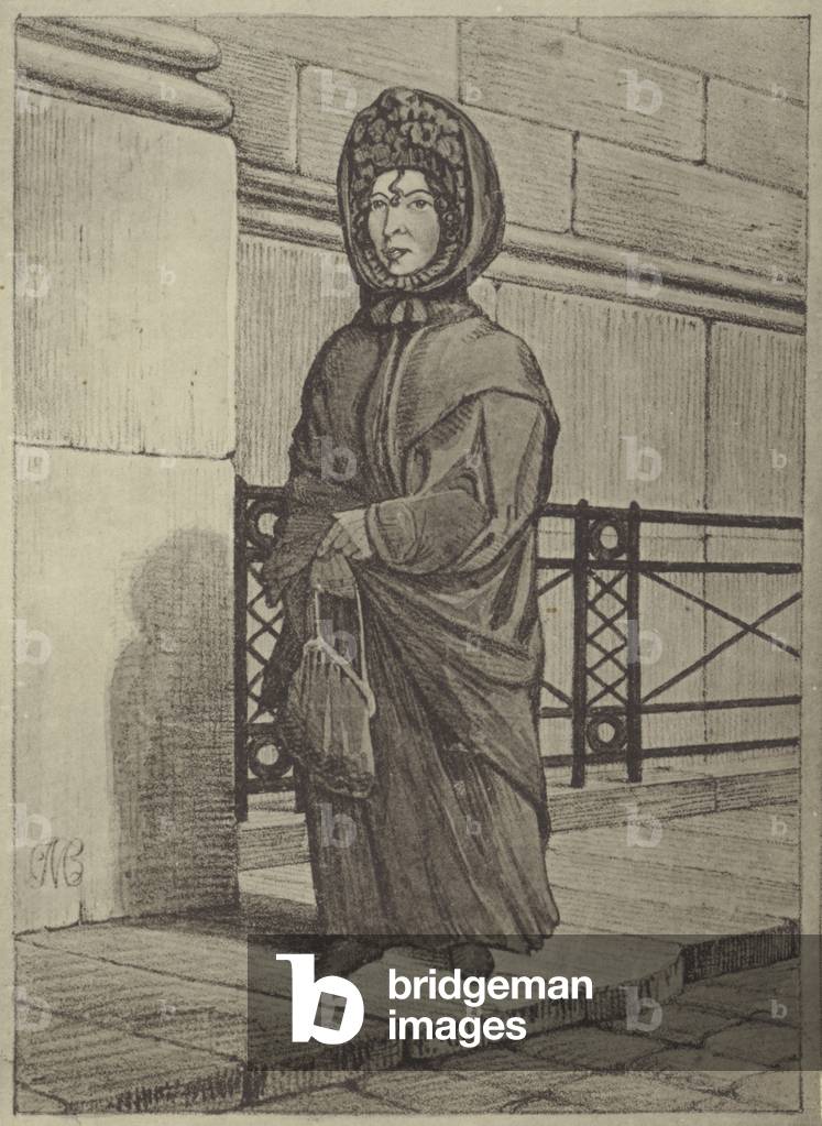 Sarah Whitehead, The Bank Nun (litho)