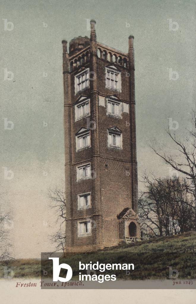 Freston Tower, Ipswich (coloured photo)