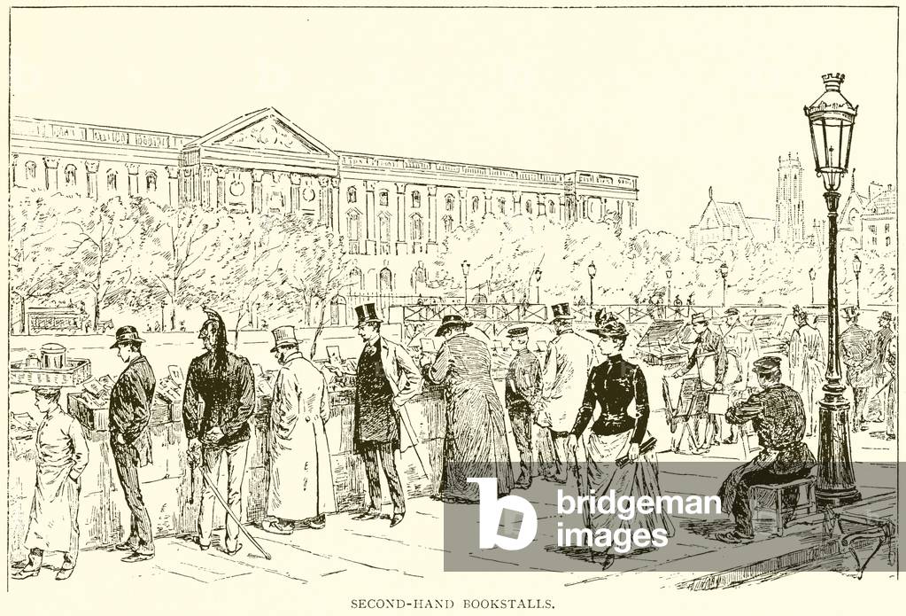 Second-Hand Bookstalis (engraving)