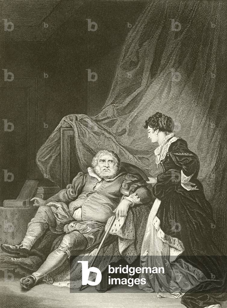 Henry VIII and Catherine Parr (engraving)