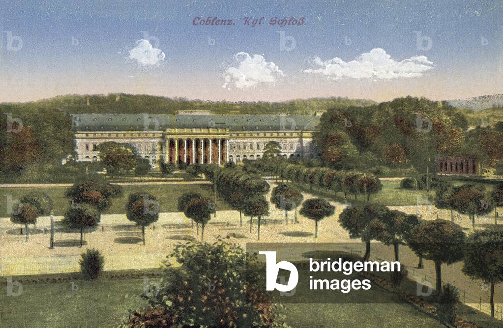 Koblenz, Kgl Shloss (colour photo)