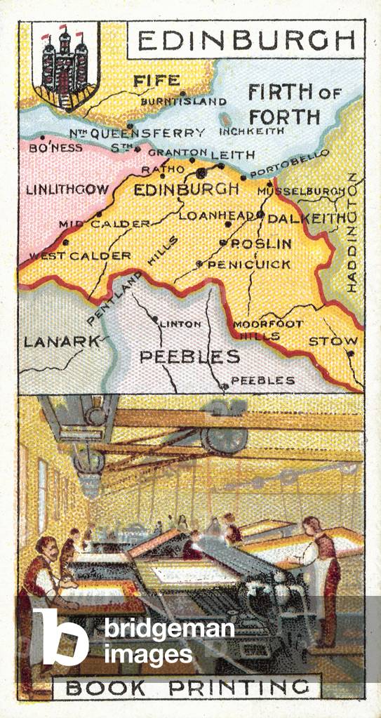 Edinburgh, Book Printing (chromolitho)