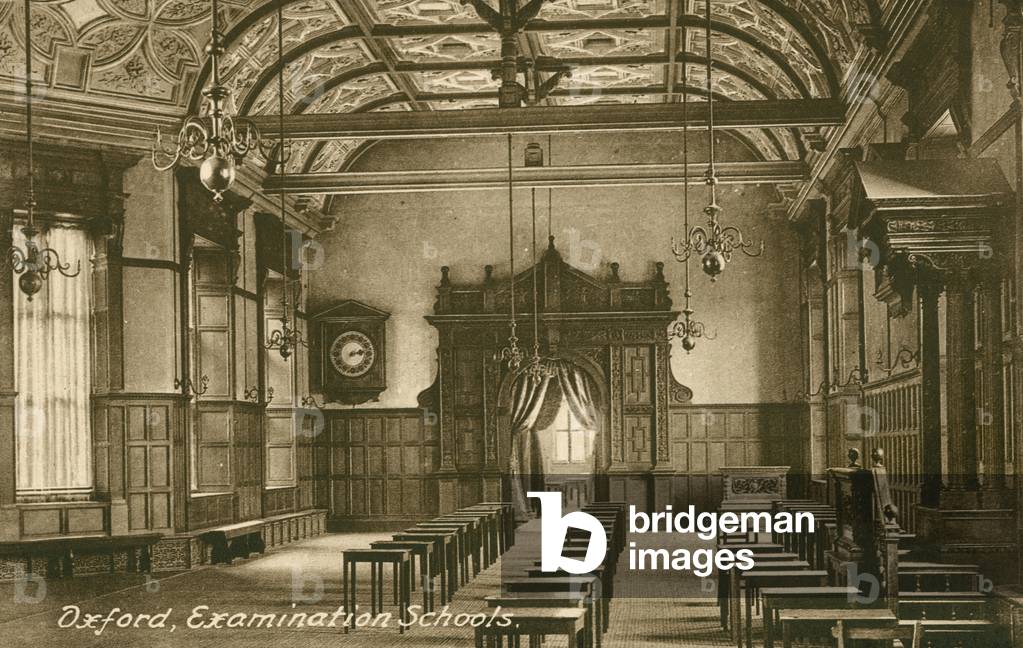 Oxford, Examination Schools (b/w photo)