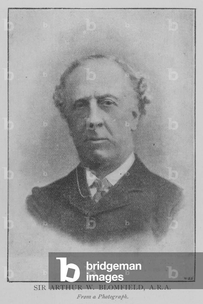 Sir Arthur W Blomfield, ARA (engraving)