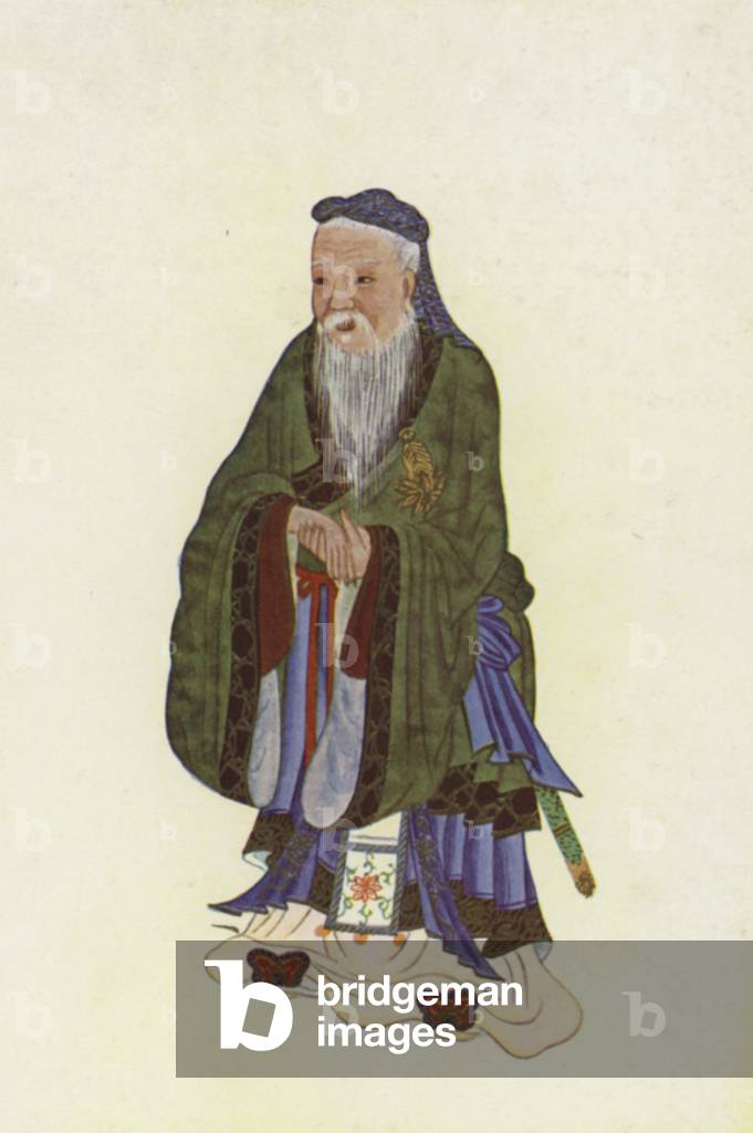 Confucius, teacher and philosopher (colour litho)