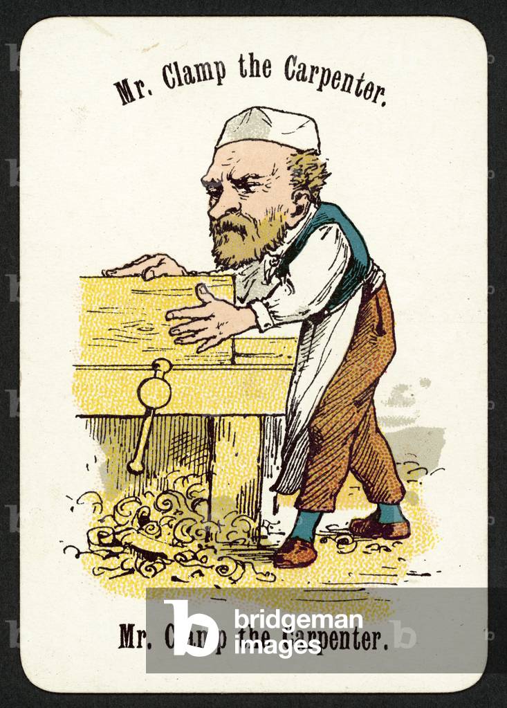 Mr Clamp The Carpenter (colour litho)