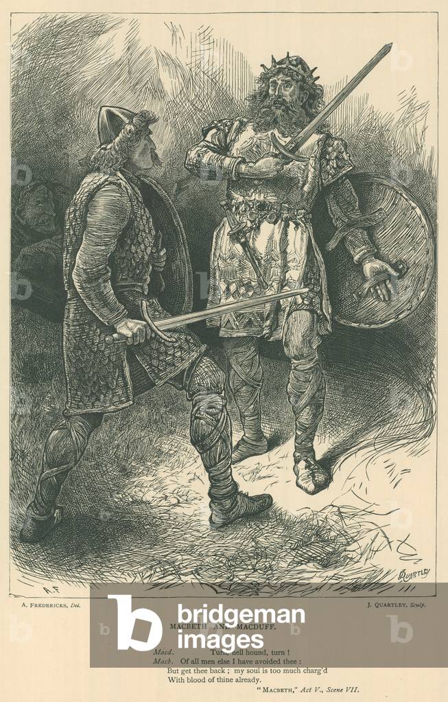 Illustration for Macbeth (engraving)