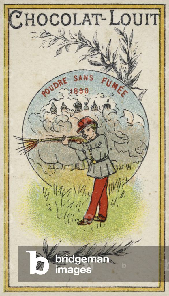 Smokeless powder, 1890 (chromolitho)
