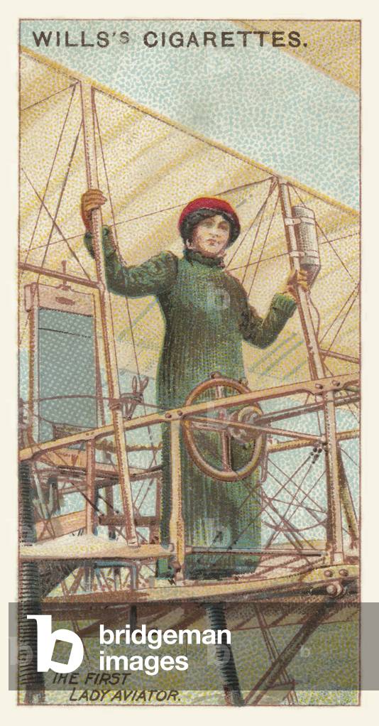 The First Lady Aviator (chromolitho)