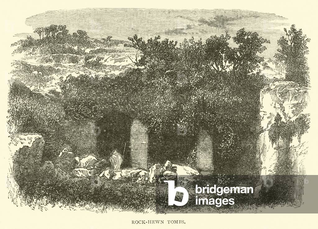 Rock-hewn Tombs (engraving)