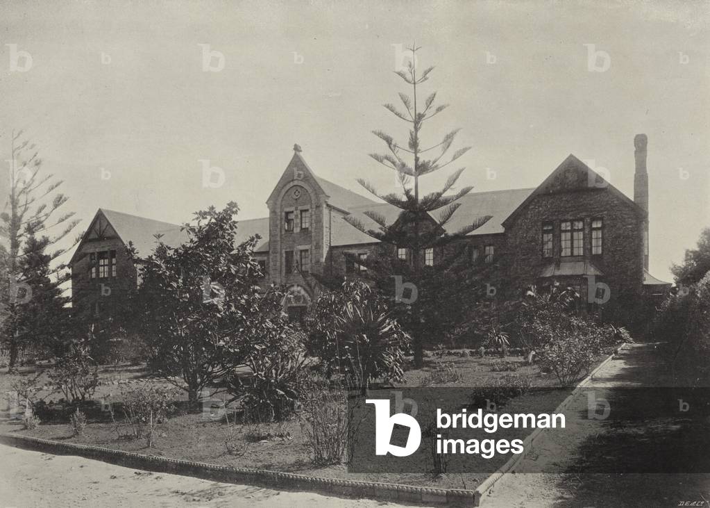 The Wesleyan High School, Grahamstown (b/w photo)