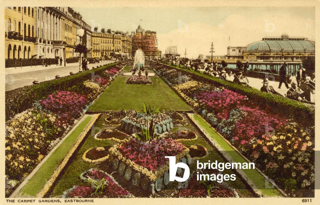 The Carpet Gardens, Eastbourne (colour photo)