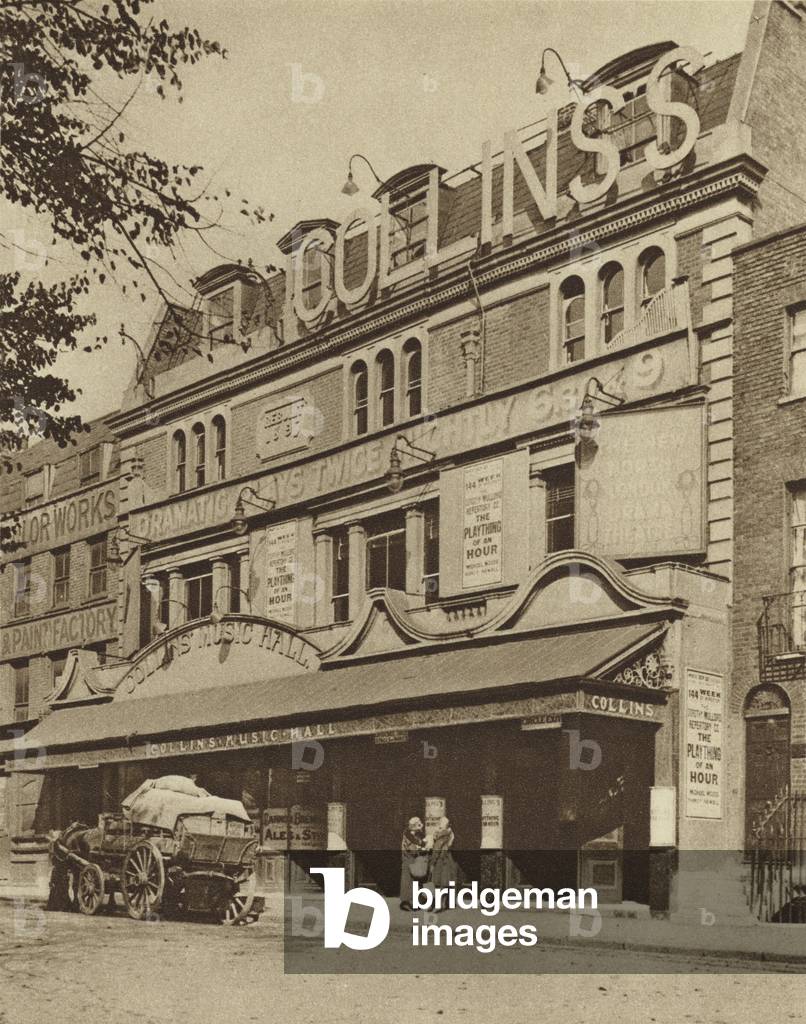 Collins's Music Hall, Islington (b/w photo)