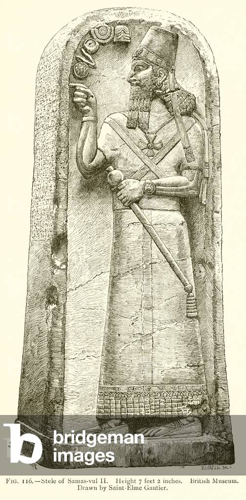 Stele of Samas-Vul II (engraving)