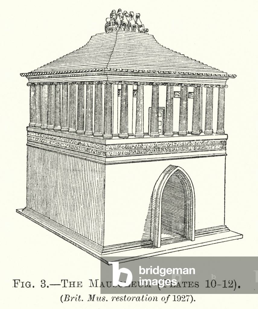 The Mausoleum (b/w photo)