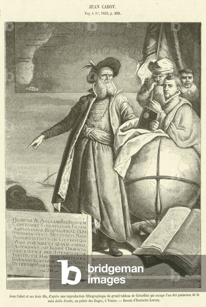 Jean Cabot et ses trois fils (engraving)