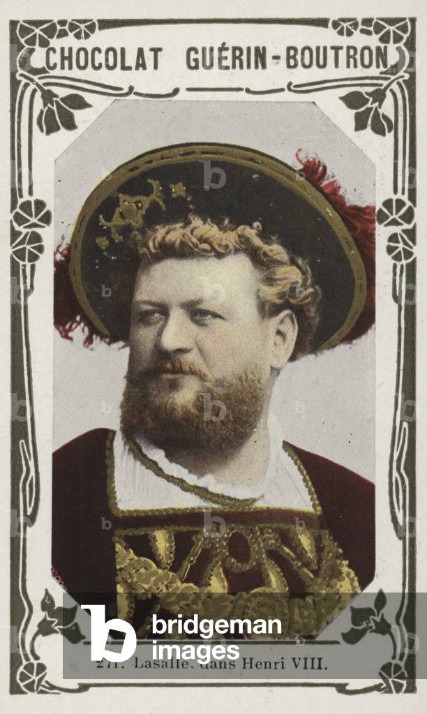 Lasalle, dans Henri VIII (coloured photo)