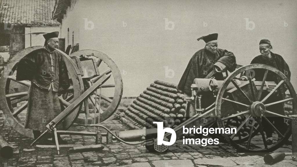 China's first modern arsenal (b/w photo)