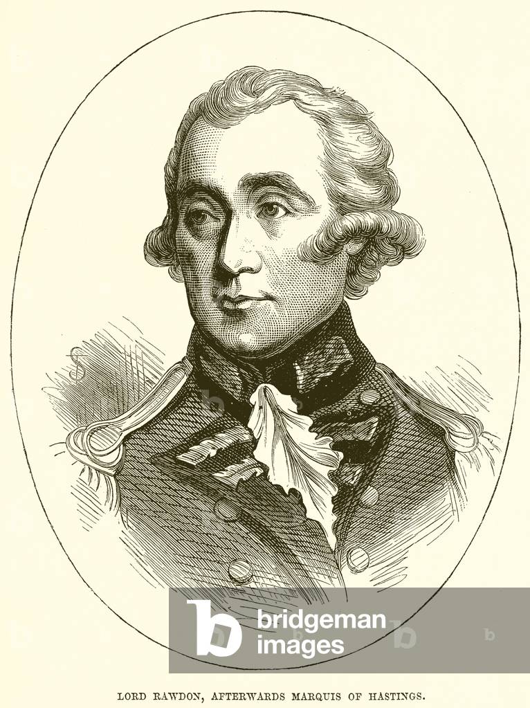 Lord Rawdon, afterwards Marquis of Hastings (engraving)