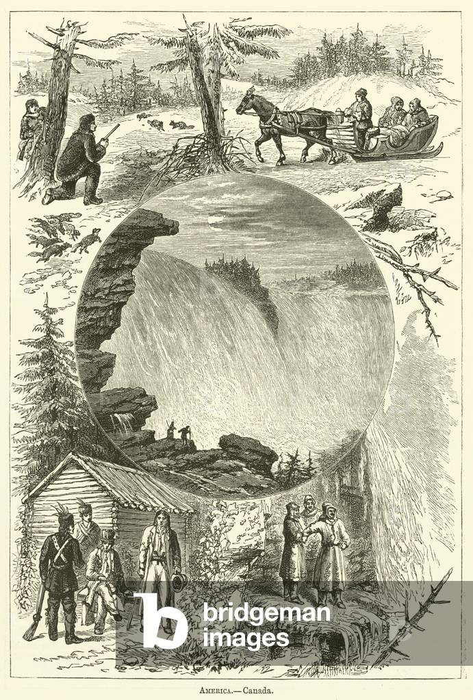 America, Canada (engraving)