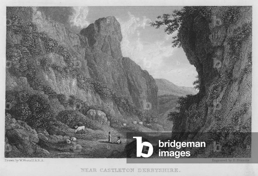 Near Castleton, Derbyshire (engraving)