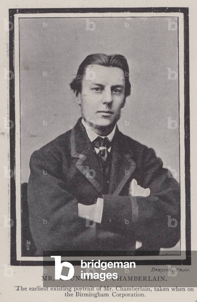 Mr Councillor Chamberlain (b/w photo)