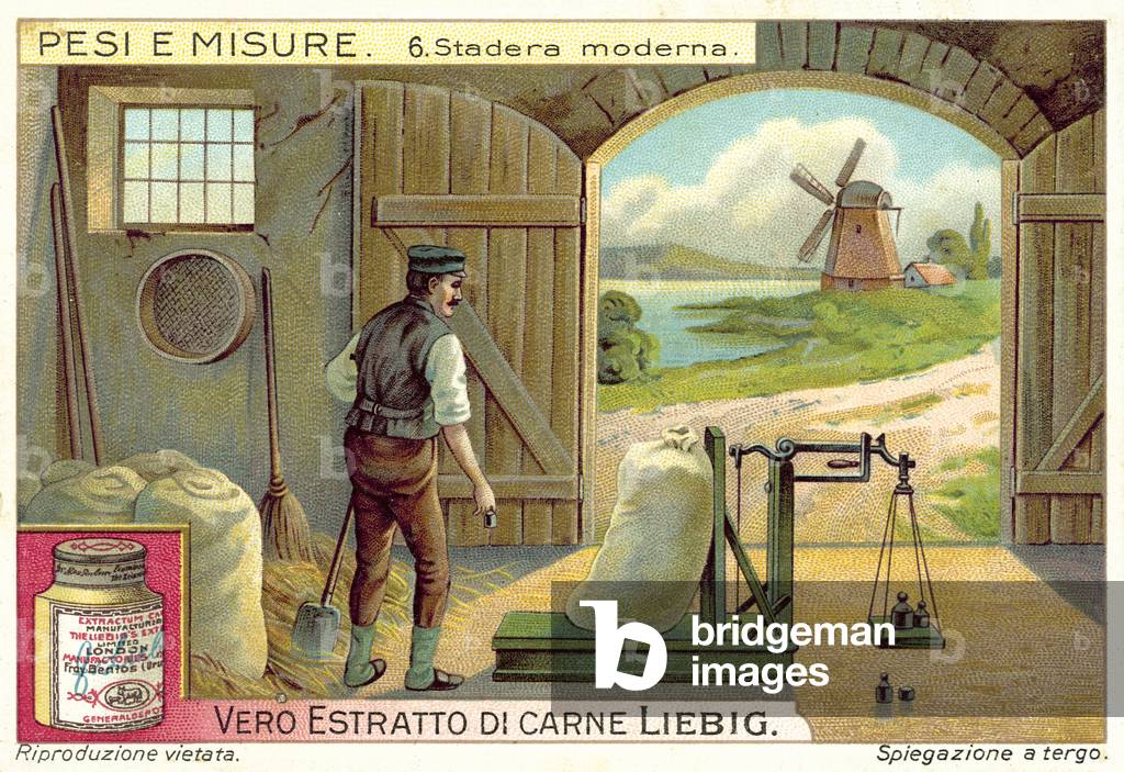 Modern scales (chromolitho)