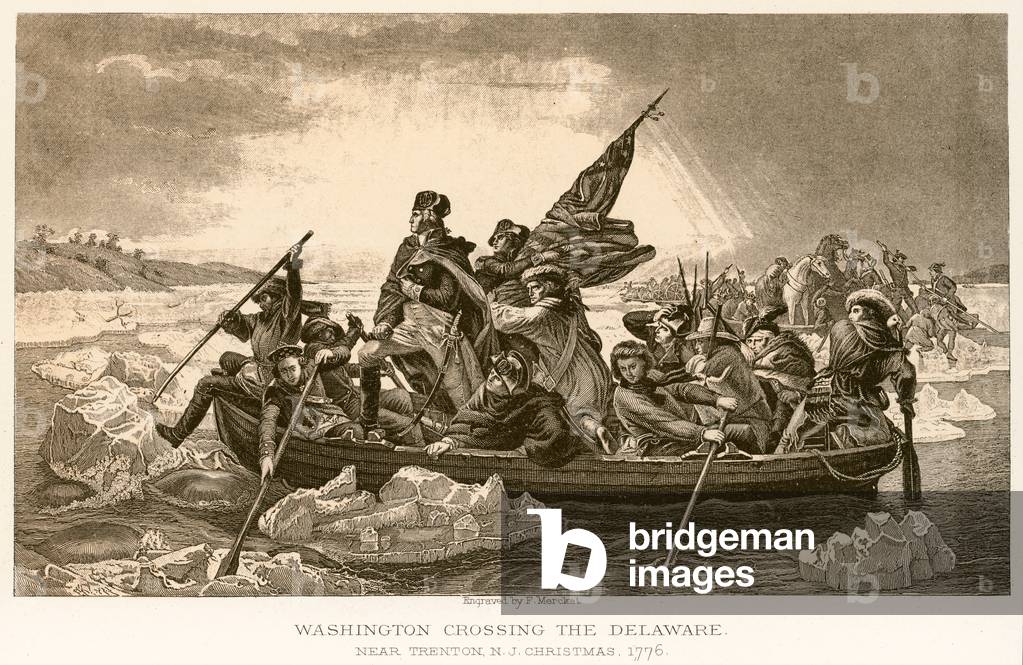 Washington crossing the Delaware (engraving)
