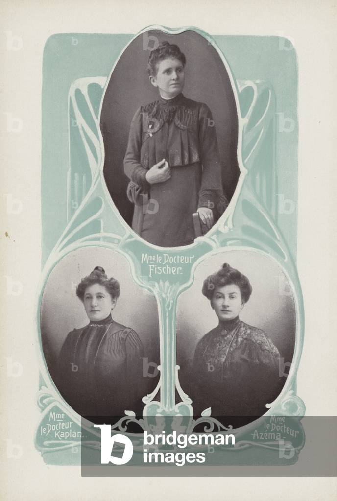 Doctors Fischer, Kaplan and Azema (b/w photo)