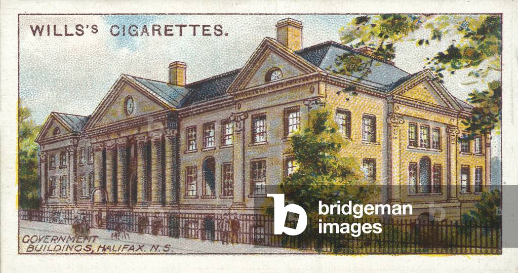 Canada, Government Buildings, Halifax, Nova Scotia (chromolitho)